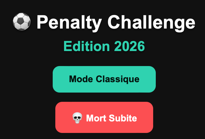 Jeu de penalty en ligne gratuit